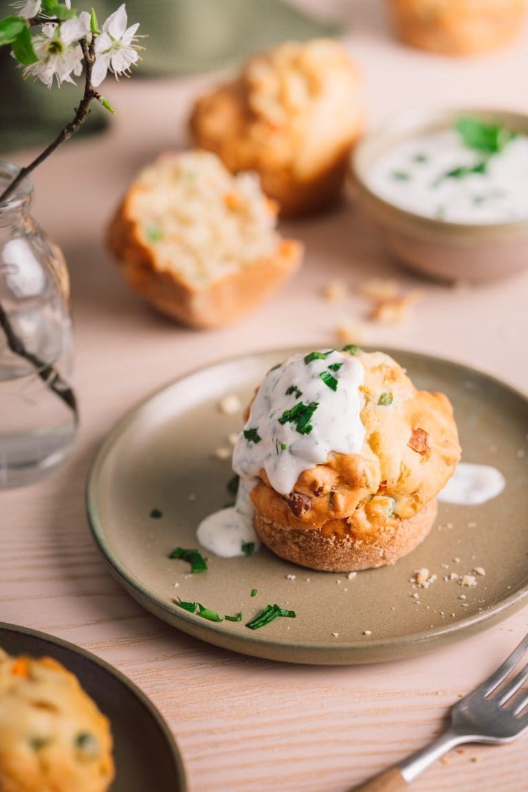 Gemüse-Schinken-Muffins