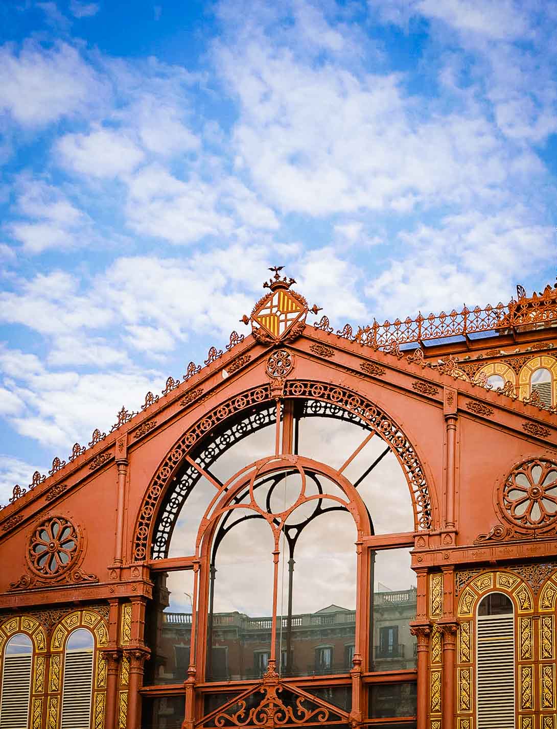 Fassade des Mercat de Sant Antoni, Barcelona