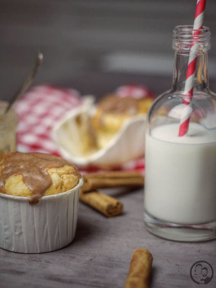 Apfel Muffins mit gebrannten Mandeln_Rezept_Backen