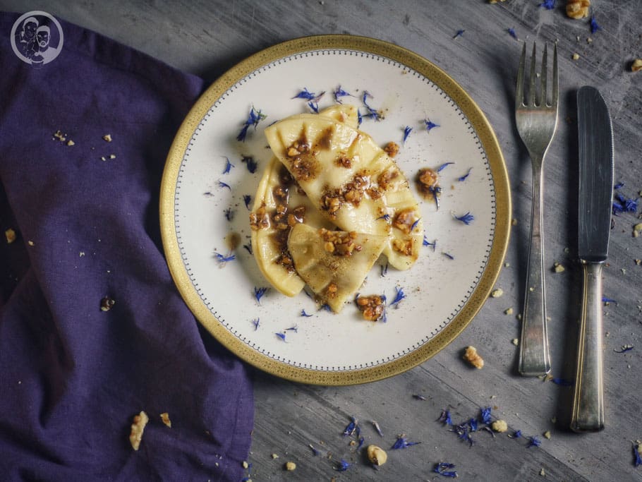 Ricotta-Steinpilz Ravioli