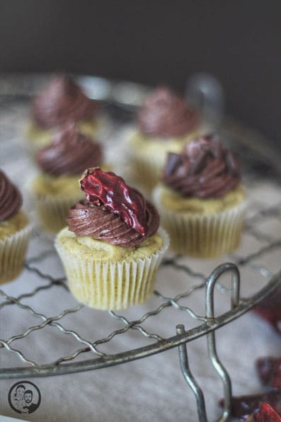 Schoko Avocado Cupcakes