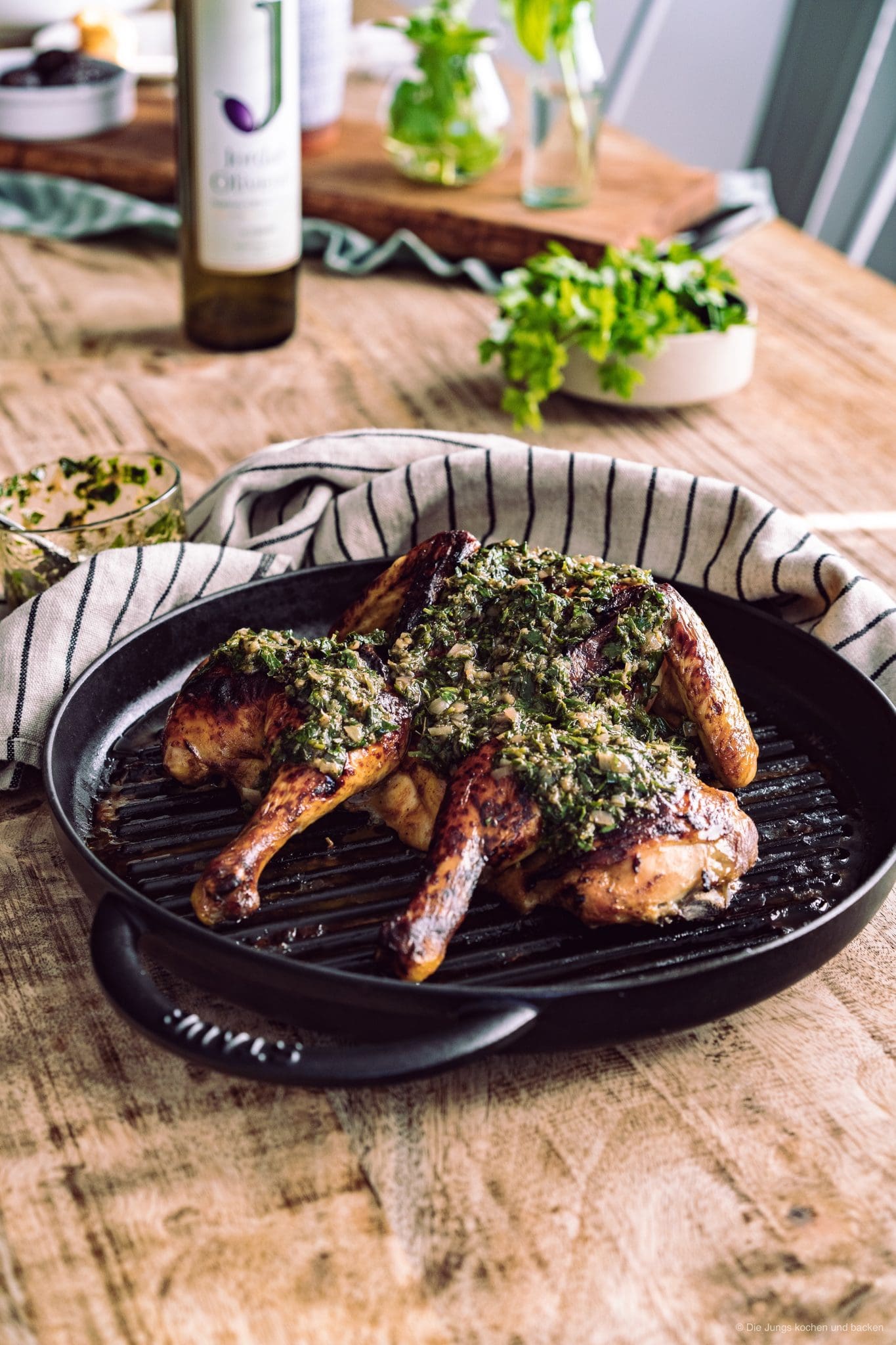 Roadkill Chicken mit Chimichurri