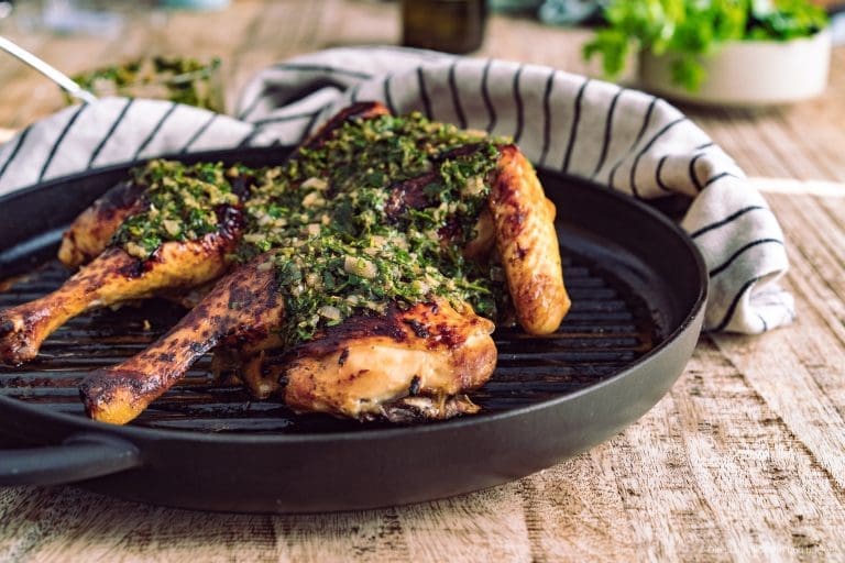 Roadkill Chicken mit Chimichurri