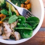 Sundown Bowl mit Gabel