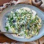 Gurkensalat flatlay