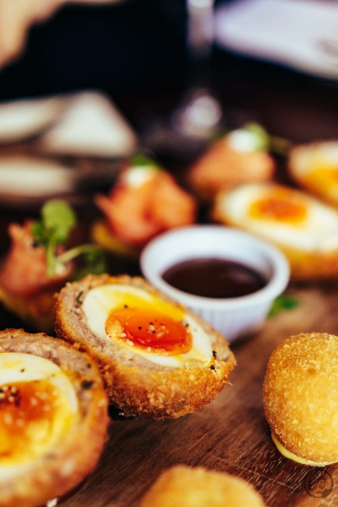 Crab Burger 11 Scotch Eggs