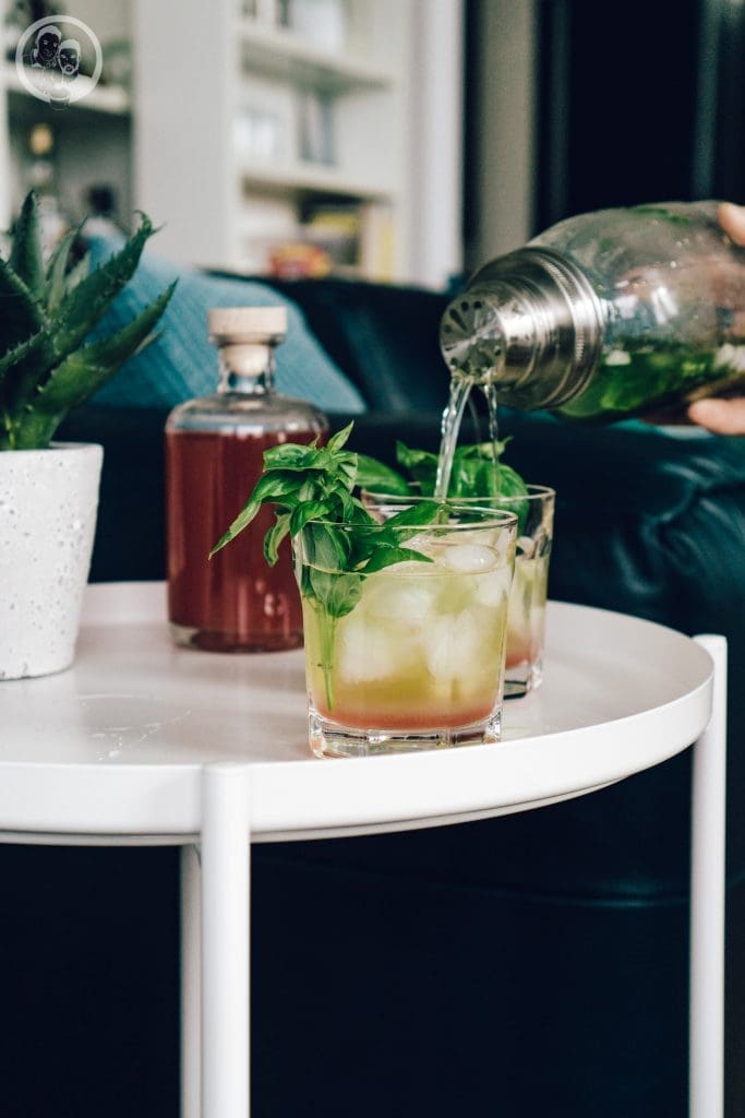 Basil-Smash in the making