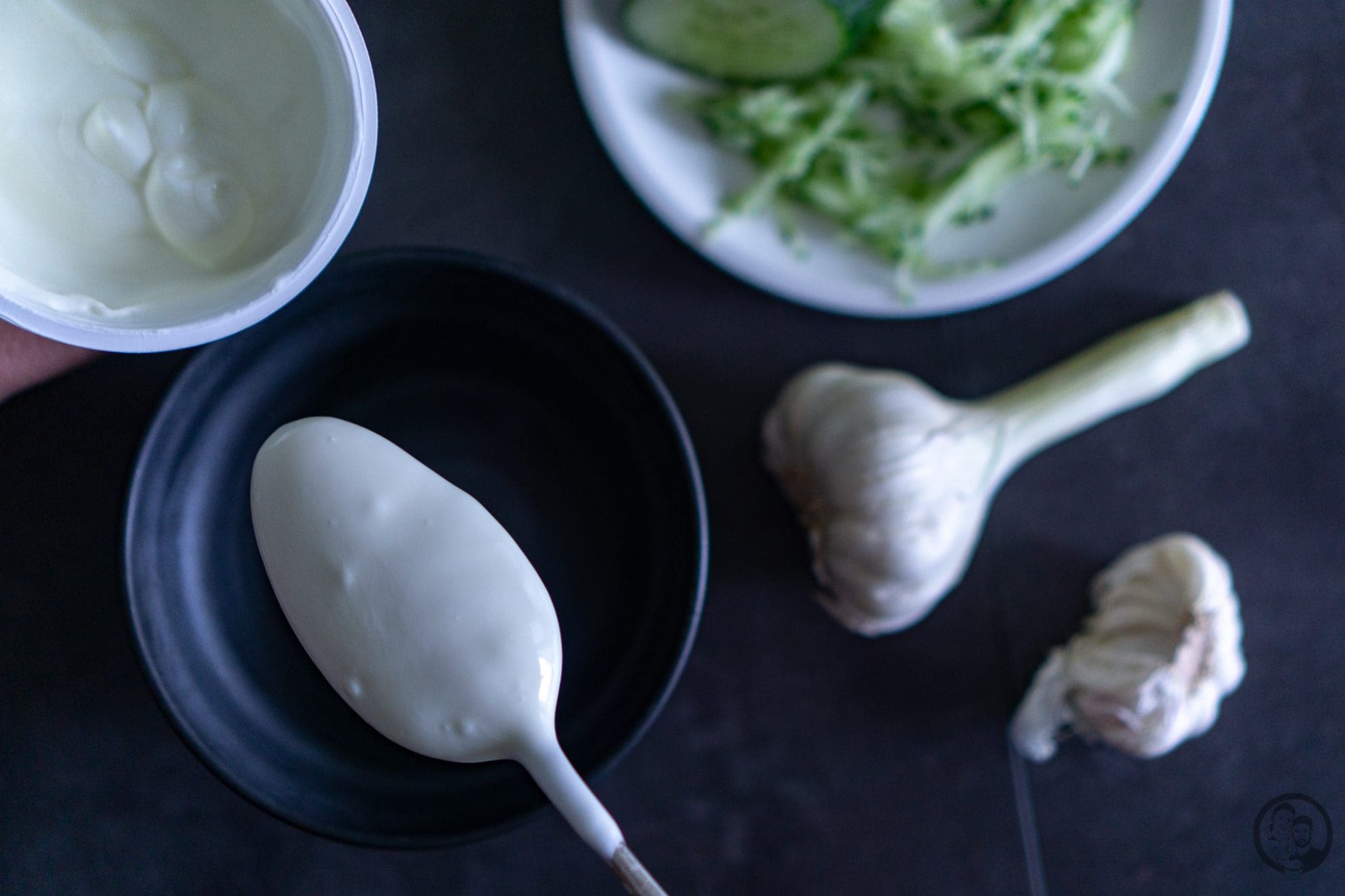 Tzatziki aus Weidemilch Joghurt 2 Tzatziki aus Weidemilch Joghurt