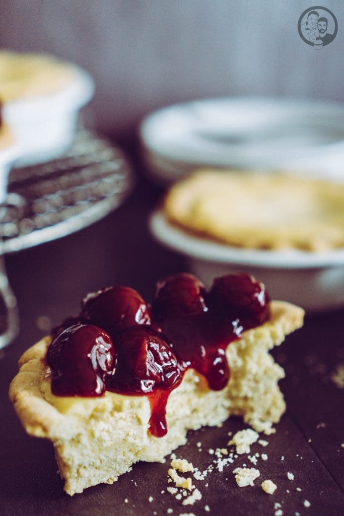 Cheesecake Tartlettes 9 Tartlettes halbiert