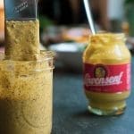 Marinade mit Löwensenf Glas