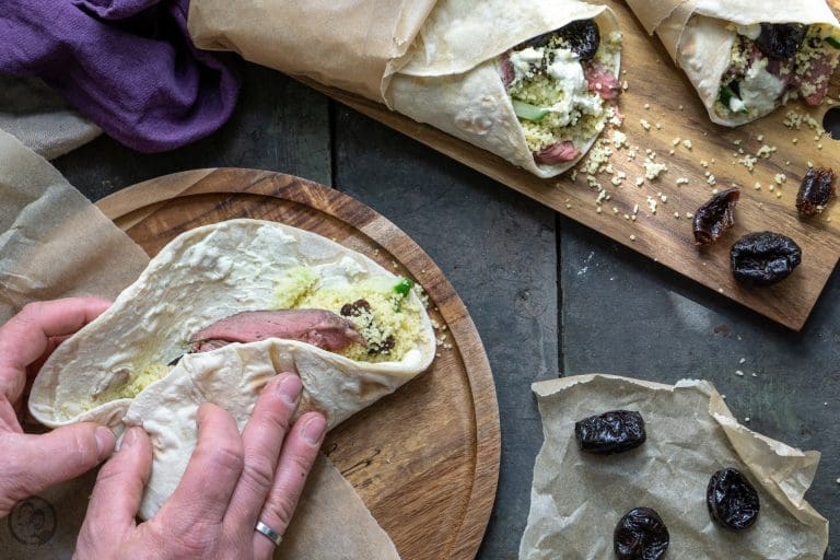 Pflaumen- und Zwetschgenrezepte – 23 Lieblingsrezepte für den Spätsommer 26 Wraps werden gefaltet