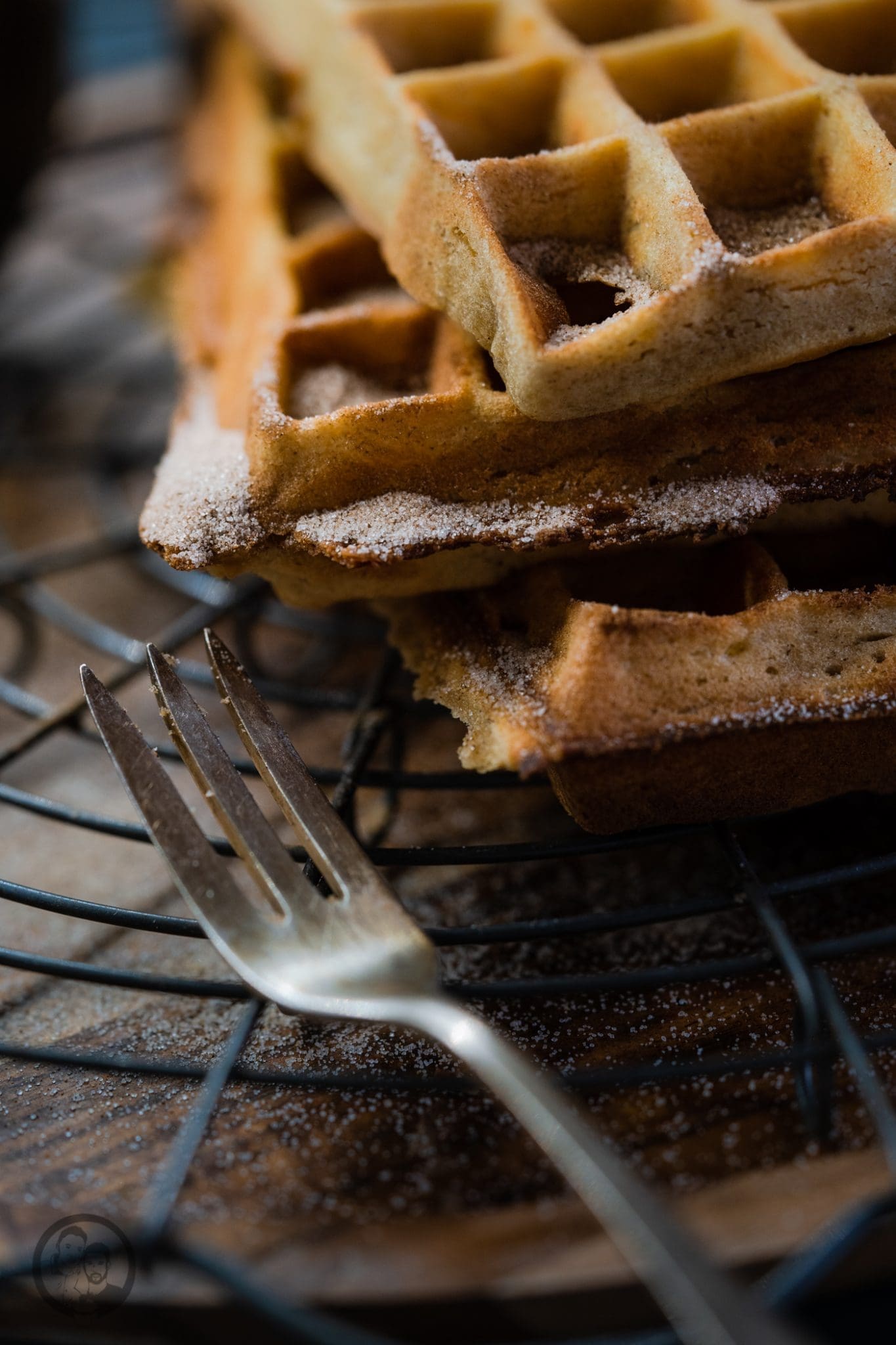 Zimt Waffeln Kenwood 9 | Es ist soweit - wir hatten unsere ersten Crêpes für dieses Jahr. Damit hat dann offiziell die Zeit der Wintergerichte für uns begonnen. Heute gibt es aber nicht Crêpes bei uns sondern Waffeln. Damit sie so richtig schön in die Jahreszeit passen haben wir Zimtwaffeln mit Äpfeln und Rosinen gezaubert. Dabei wurden wir bestens von unserer Kenwood Chef Titanium unterstützt.