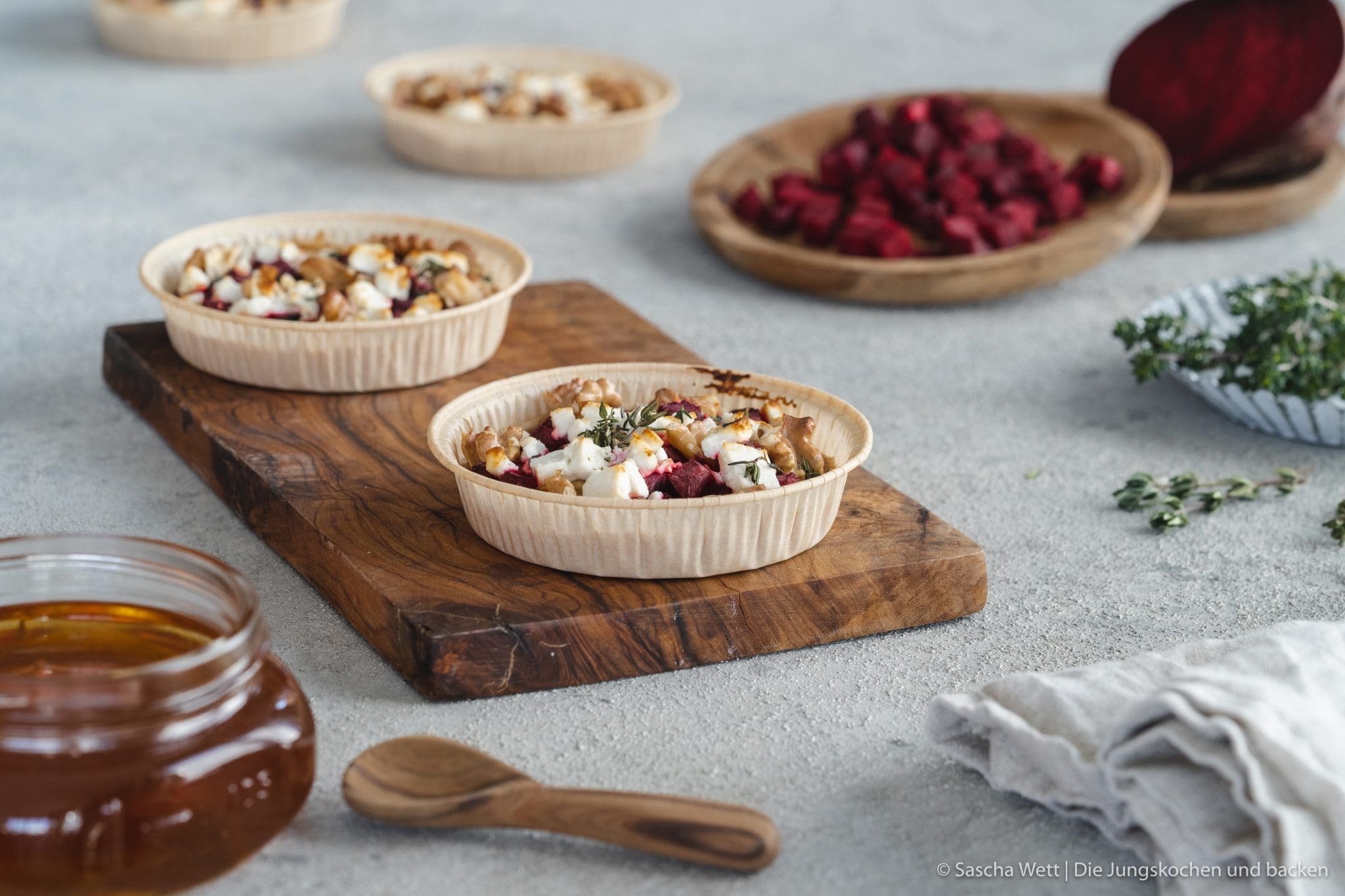 Rote-Bete-Tartelettes