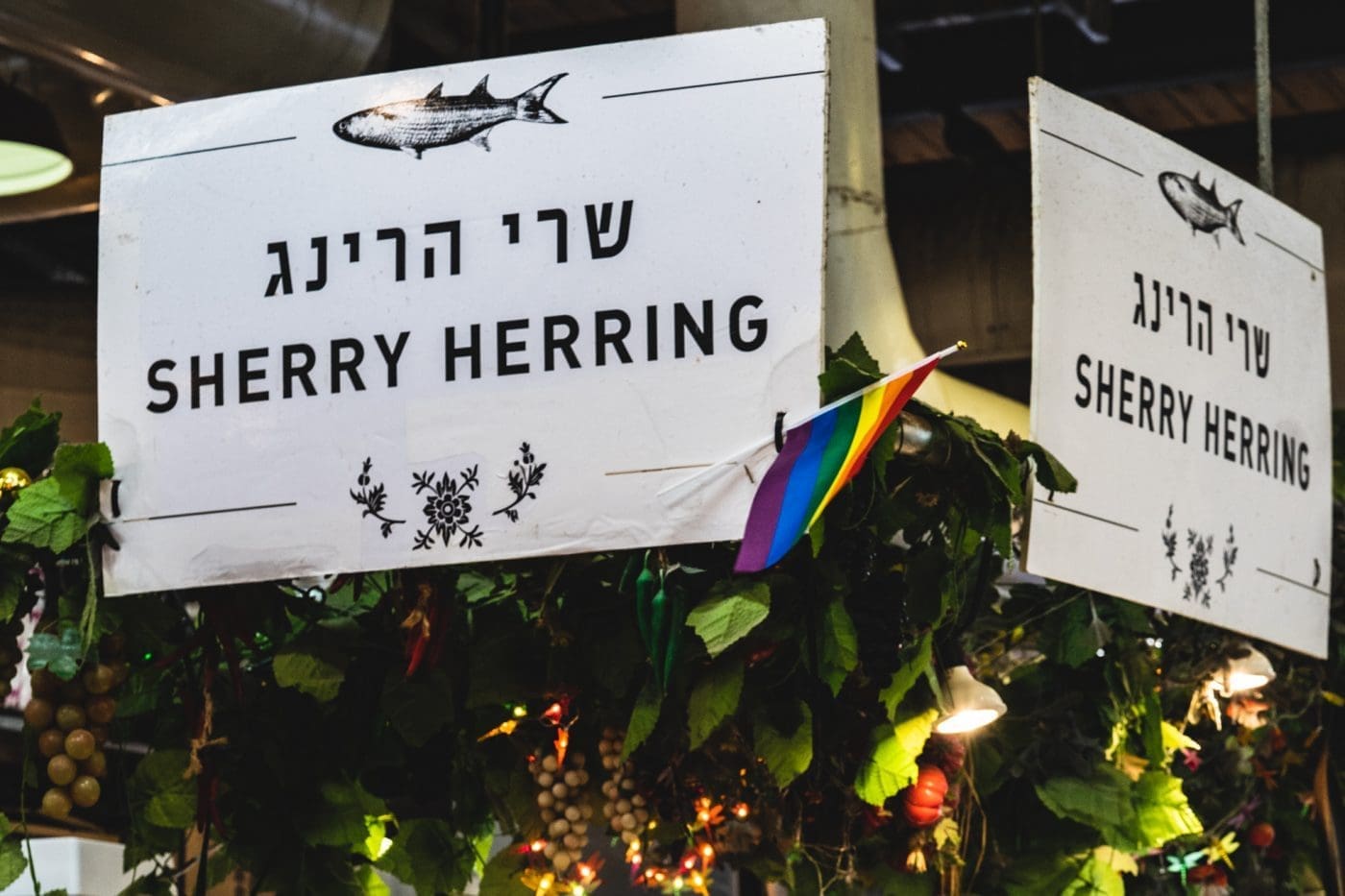 Sherry Herring Sandwich in Tel Aviv