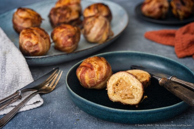Chicken-Bacon Bombs mit Erdnussfüllung