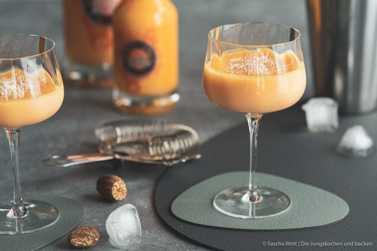 Sundown Eggnog mit     VERPOORTEN EDITION           Pfirsich-Maracuja