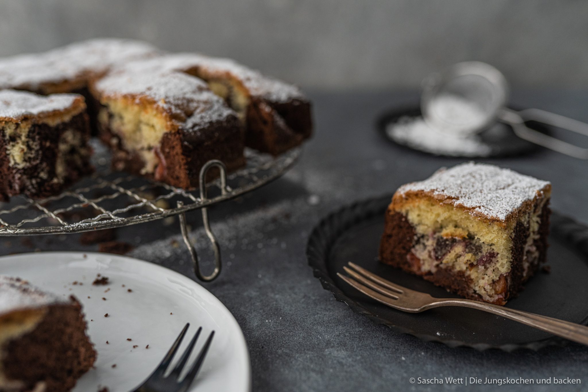 Pflaumen-Marmorkuchen