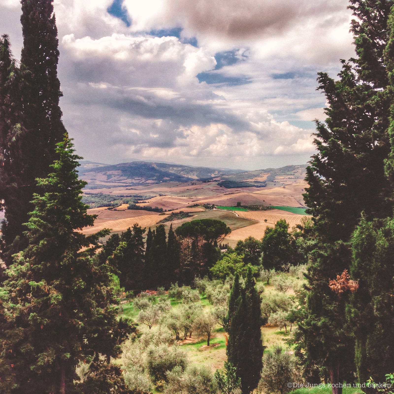 Toskana. Erinnerungsfoto aus Italien