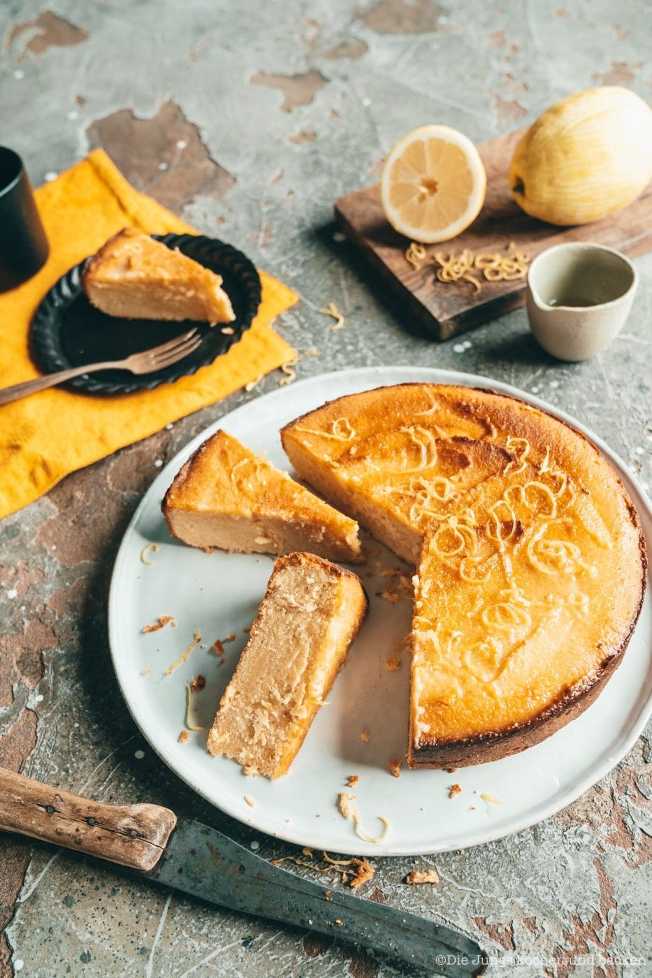 Kartoffelkuchen von oben