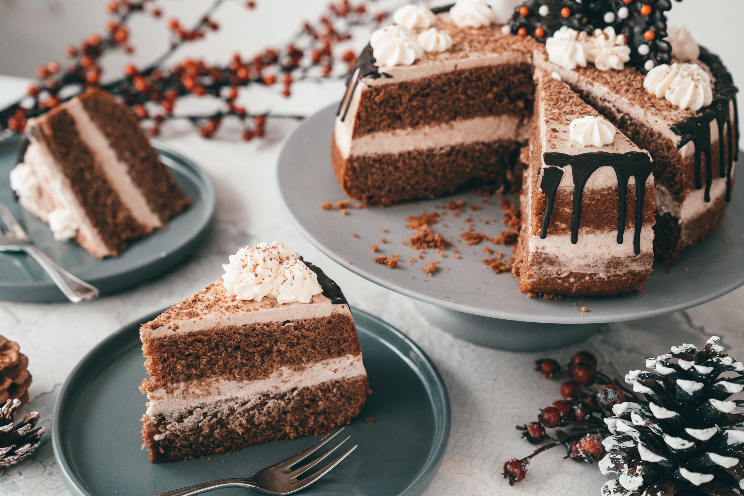 Cinnamon Cake – Die Weihnachtstorte aus der Pfanne