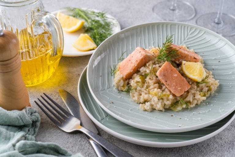 Confierter Lachs mit Spitzkohl-Risotto – Fisch in unserer liebsten Form