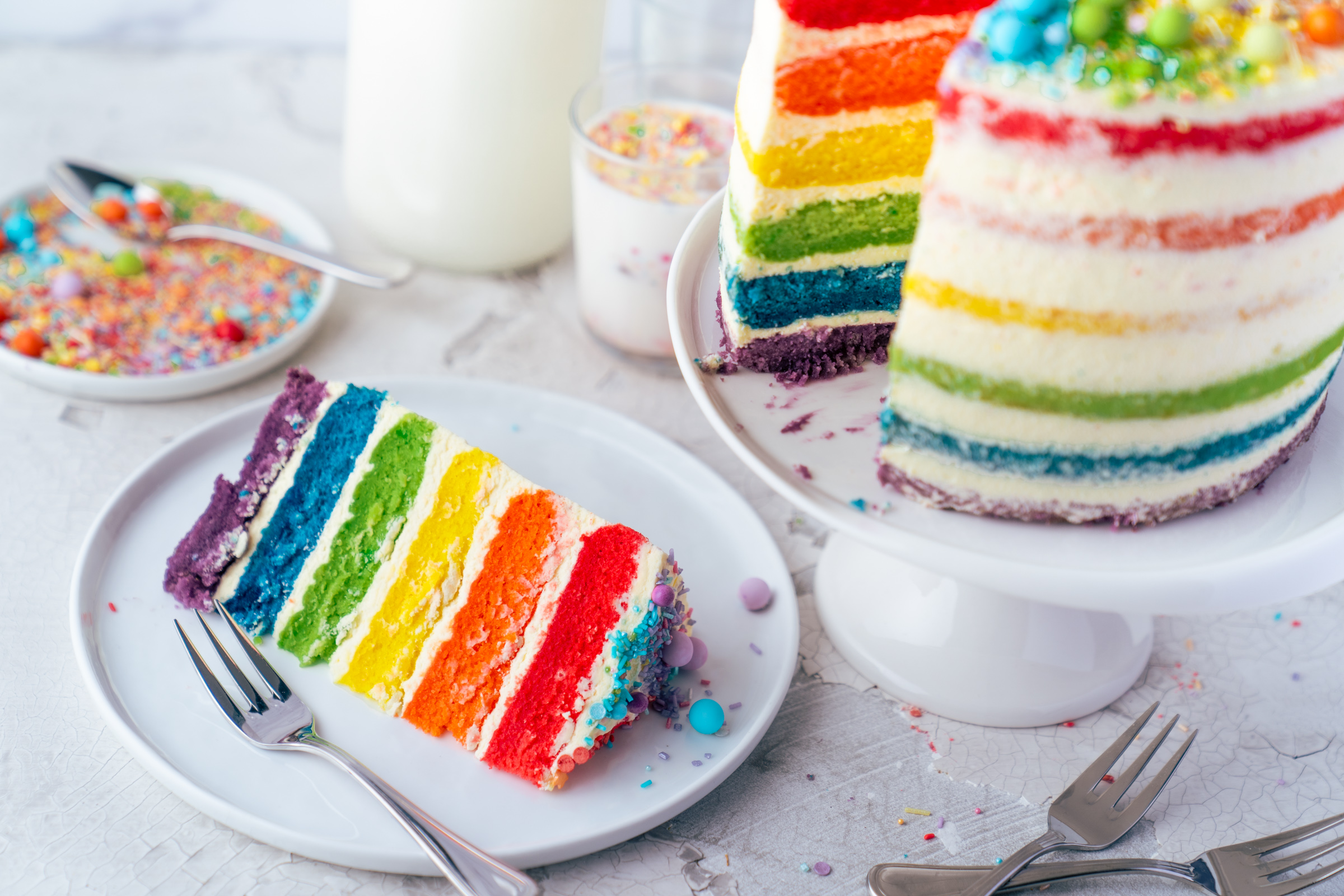 Rainbow Cake – Coming-Out Kuchen