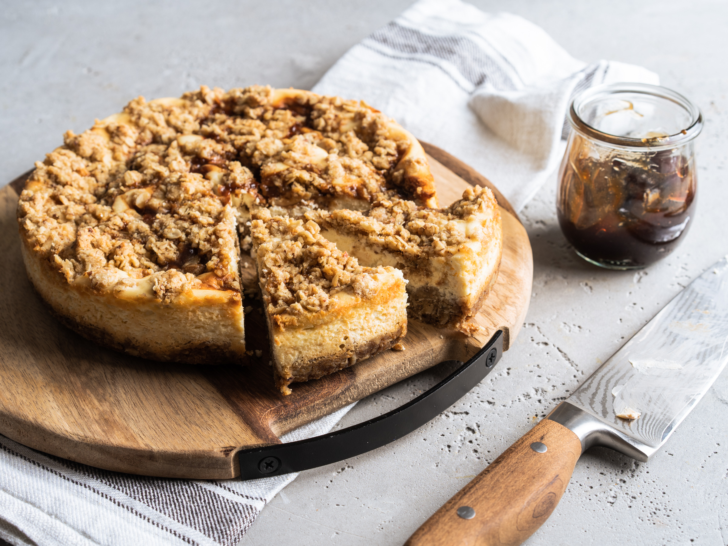 Müsli-Käsekuchen