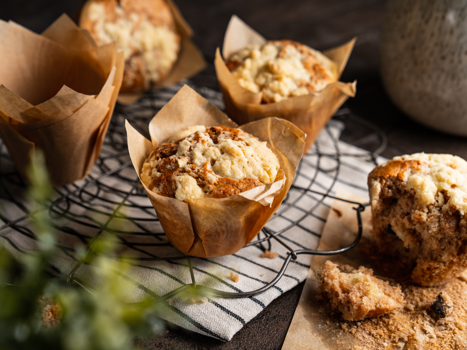 Streusel-Nougat-Muffins | Manchmal braucht das Leben einfach mehr Streusel!