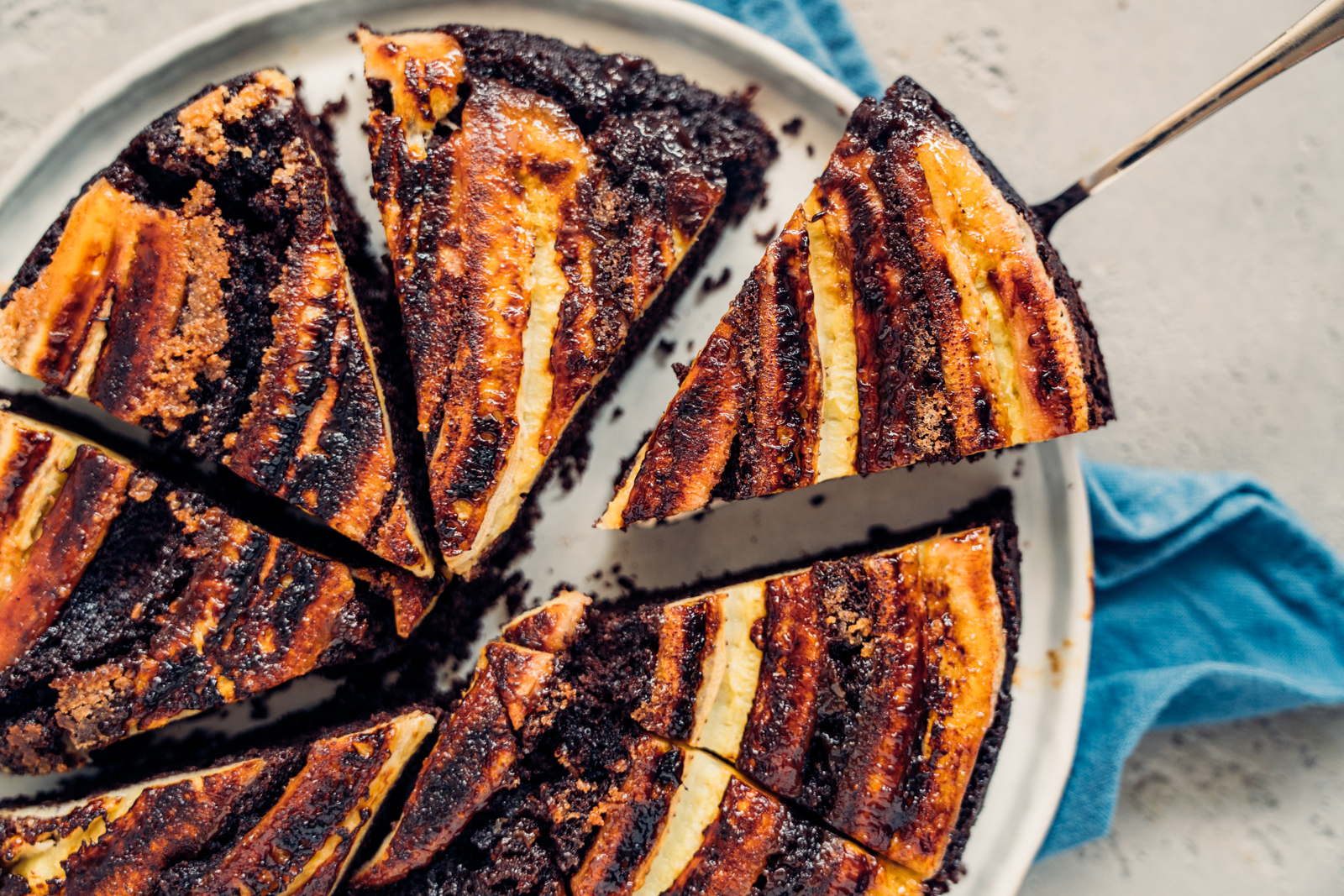 Upside-Down Pancake mit Banane | Aus der Pfanne auf den Teller!