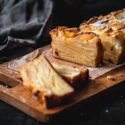 Rezept für Eierkuchen mit Äpfeln. Super schnell vorbereitet, in 35 Minuten gebacken. Perfekt für einfach Zwischendurch. Kalt oder Warm genießen.