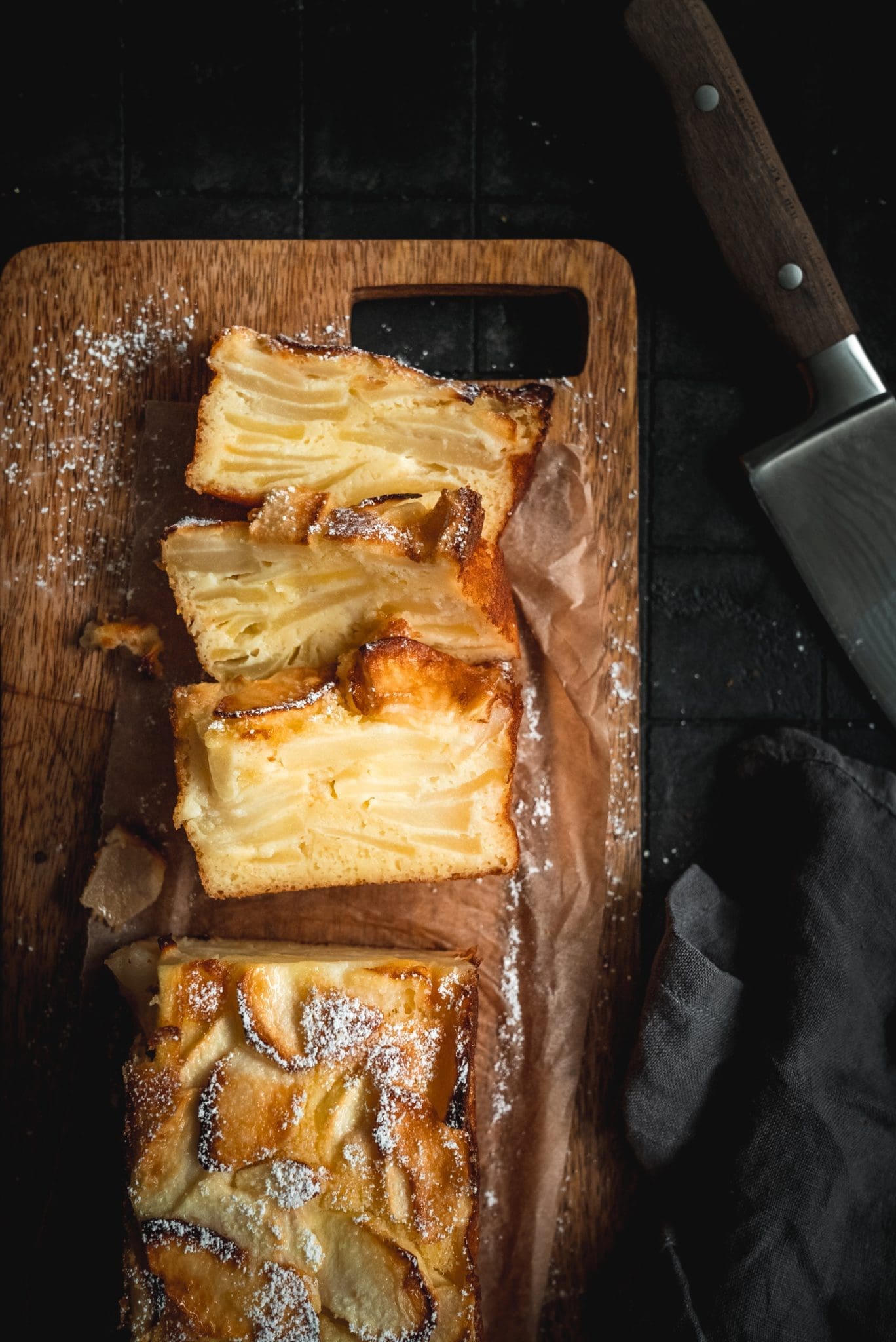 Saftiger Eierkuchen Mit Äpfeln / Invisble Apple Cake
