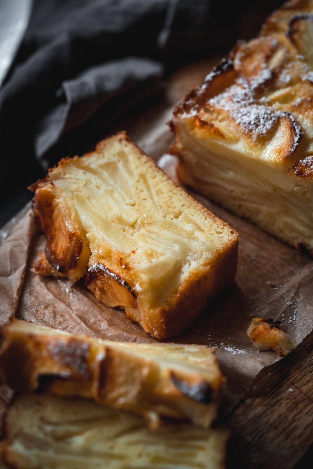Saftiger Eierkuchen Mit Äpfeln / Invisble Apple Cake