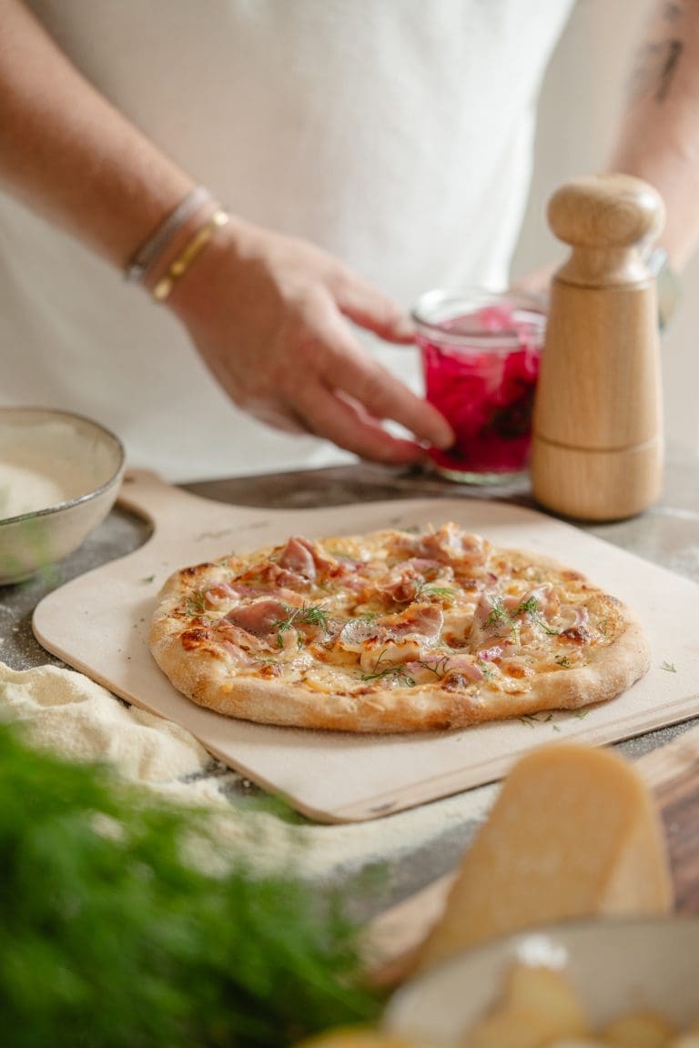 Dänische Kartoffelpizza: Ein Rezept aus unserem Ferienhaus in Nordjütland