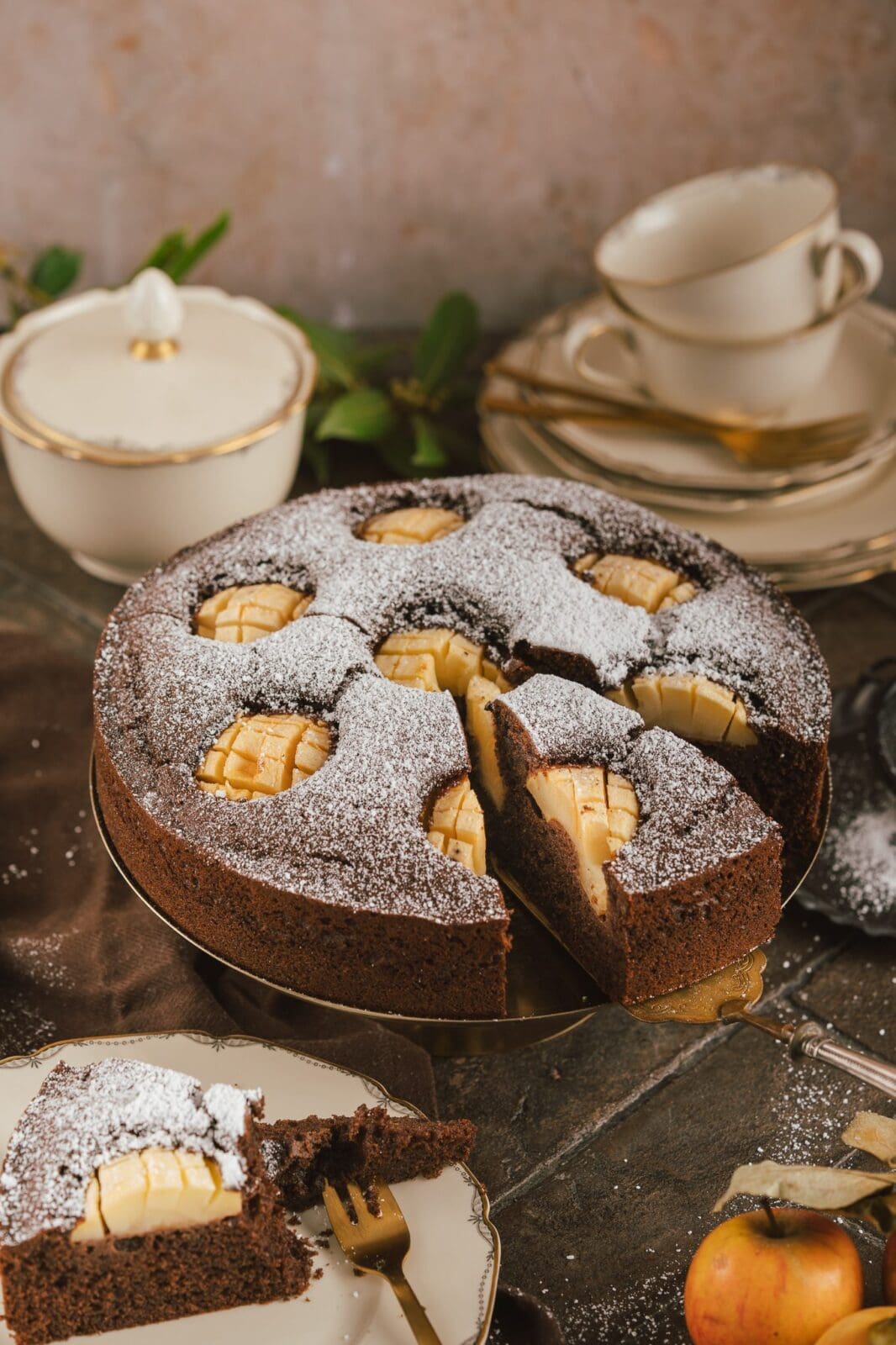 Versenkter Winter-Apfelkuchen | Rezept | Foodblog Die Jungs