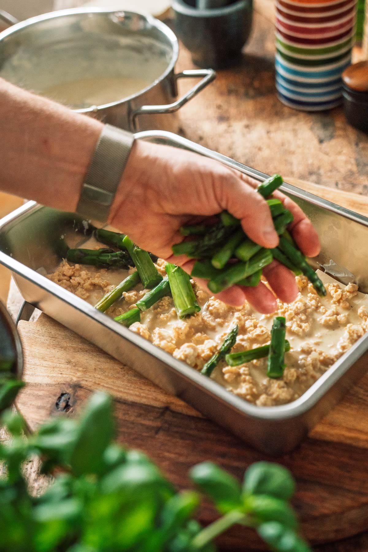 Grüne Spargel Lasagne Mit Hähnchen Bolognese | Rezept