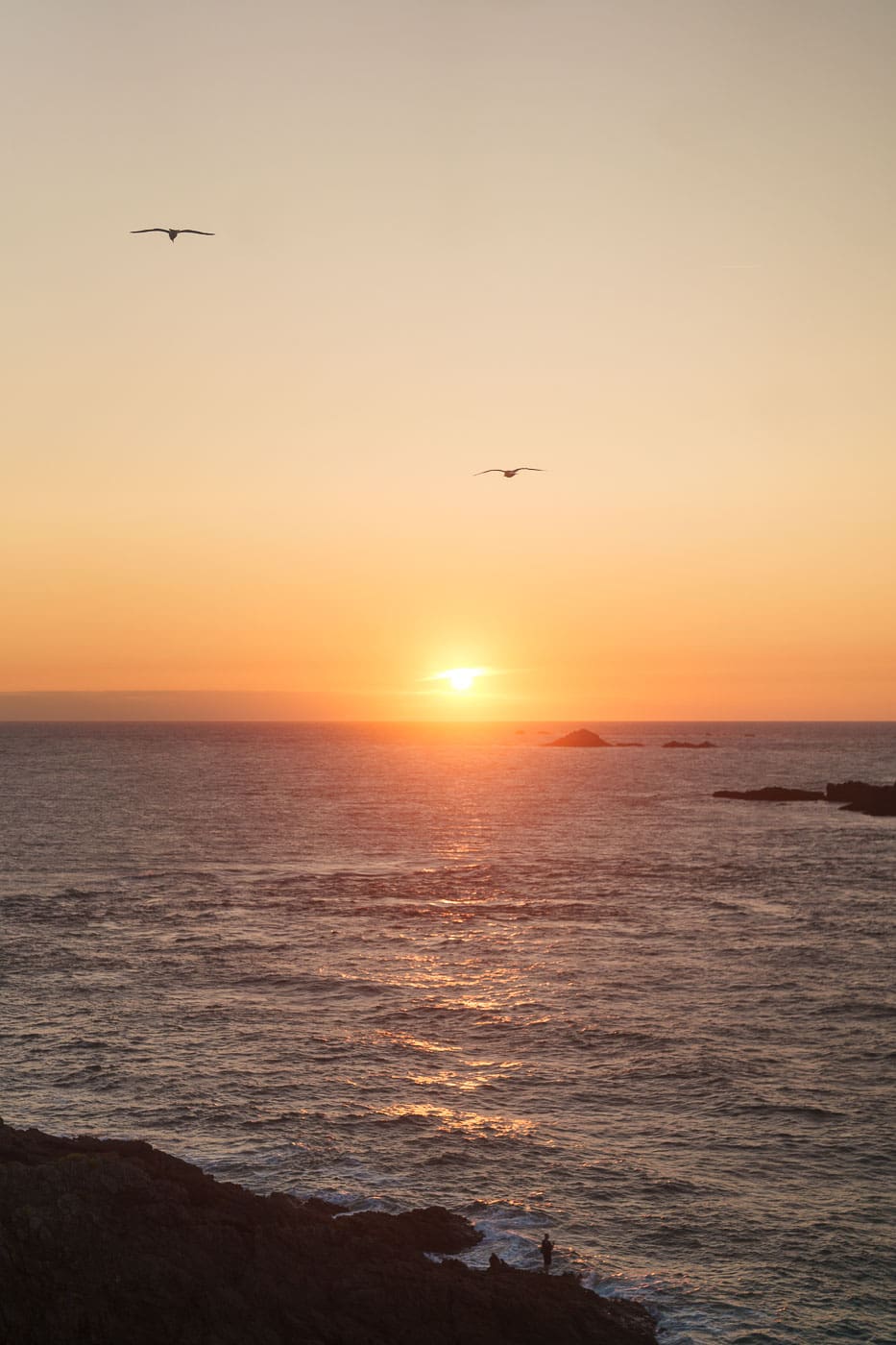 Far Breton Rezept | Französischer Pflaumenkuchen aus der Bretagne 5 Bretonischer Sonnenuntergang