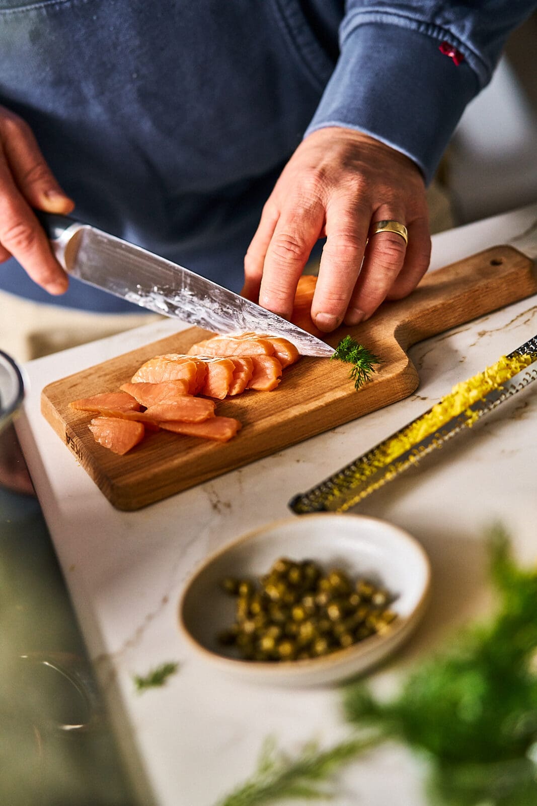 Pasta al Limone mit Lachs | unser Lieblingsrezept zum Furmint 5 Pasta al Limone mit Lachs und cremiger Zitronensauce