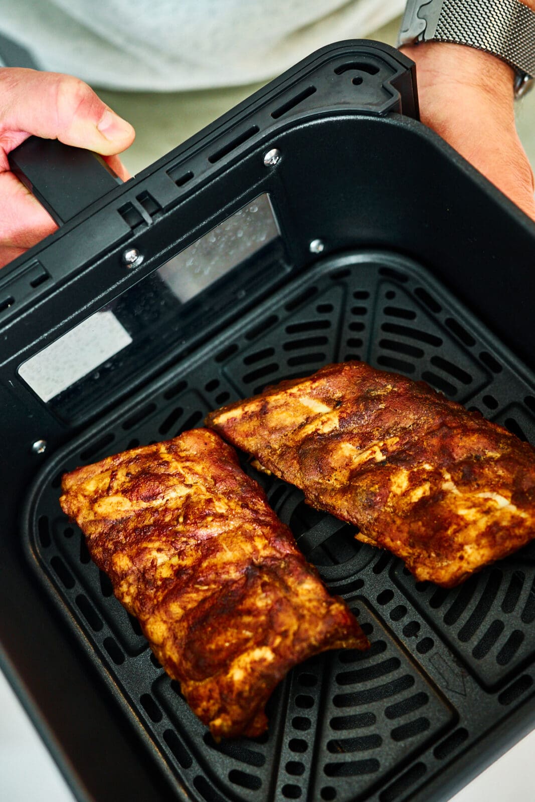 Spareribs vorgebacken in der Aifryerschublade