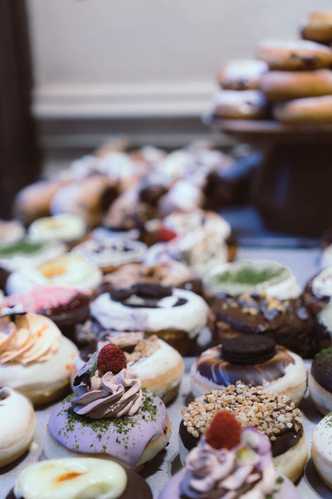 Törtchen-Auslage in der Patisserie Bubó im Born, Barcelona