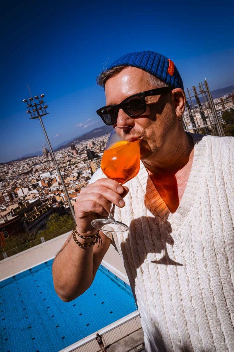 Aperitif mit Blick über Barcelona vom Montjuïc